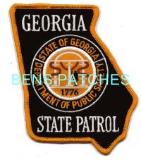GEORGIA,GEORGIA STATE PATROL 3 STATE SHAPED_wm